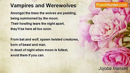 Jojoba Mansell - Vampires and Werewolves