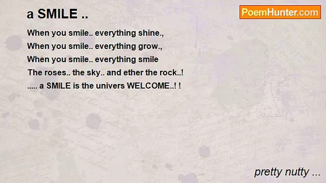 pretty nutty ... - a SMILE ..