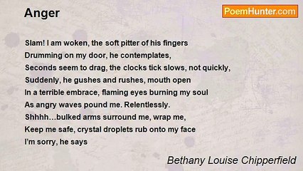 Bethany Louise Chipperfield - Anger