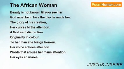 JUSTUS INSPIRE - The African Woman