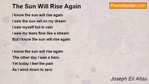 Joseph Eli Atisu - The Sun Will Rise Again