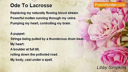 Libby Simpkins - Ode To Lacrosse