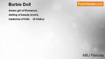 MBJ Pancras - Barbie Doll