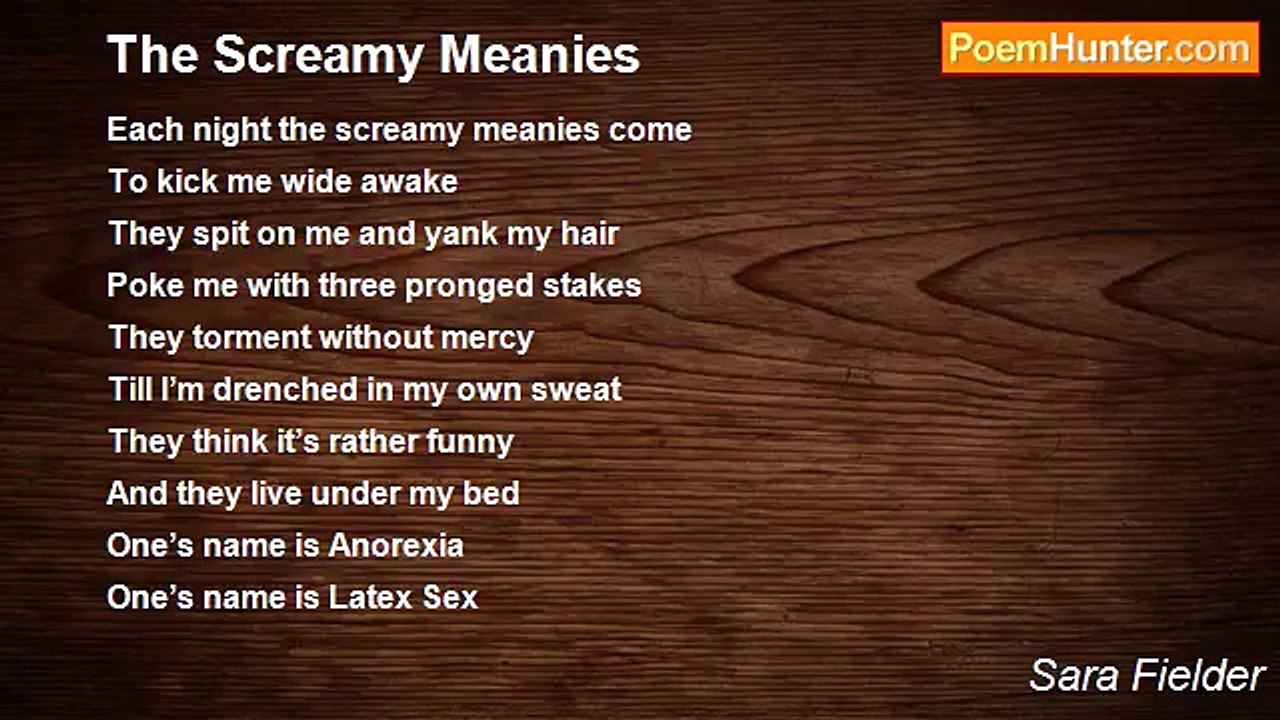 Sara Fielder - The Screamy Meanies
