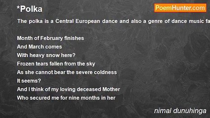 nimal dunuhinga - *Polka