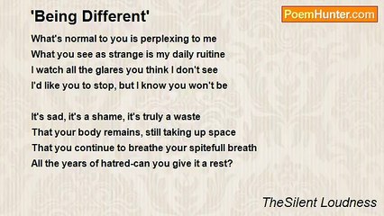 TheSilent Loudness - 'Being Different'