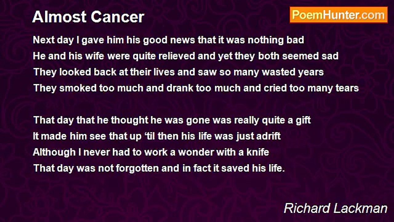 Richard Lackman - Almost Cancer