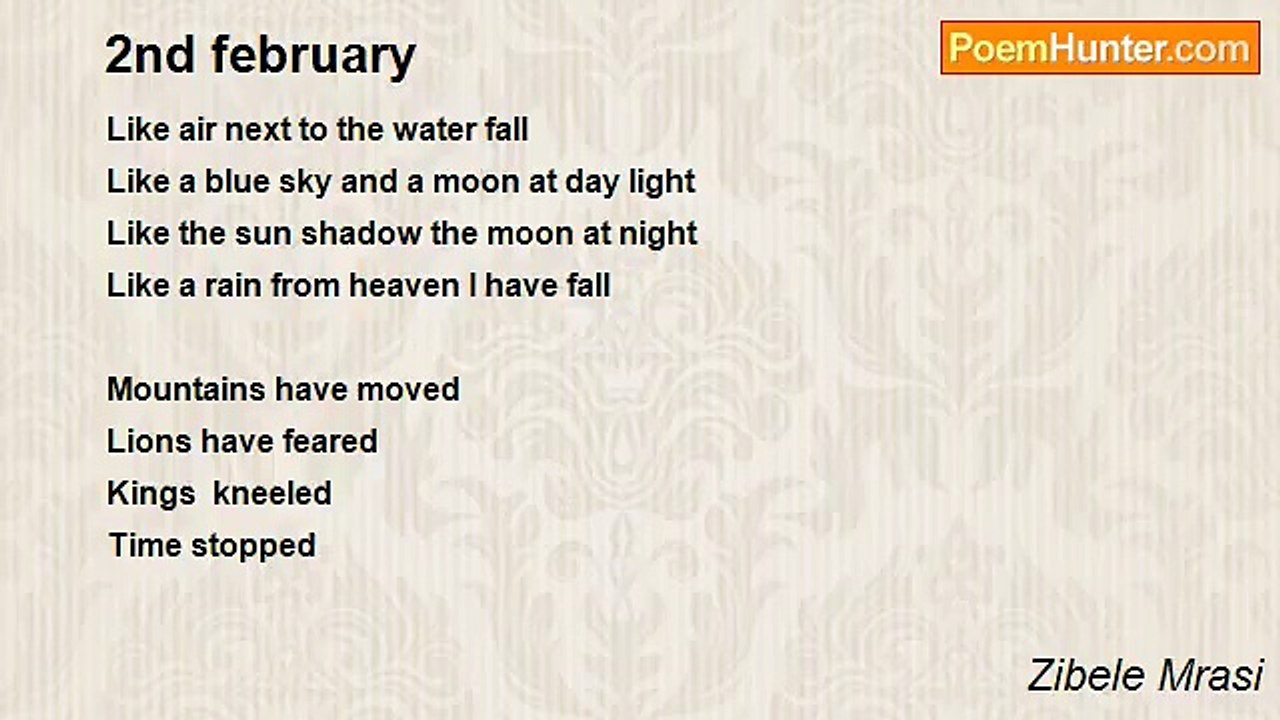 Zibele Mrasi - 2nd february