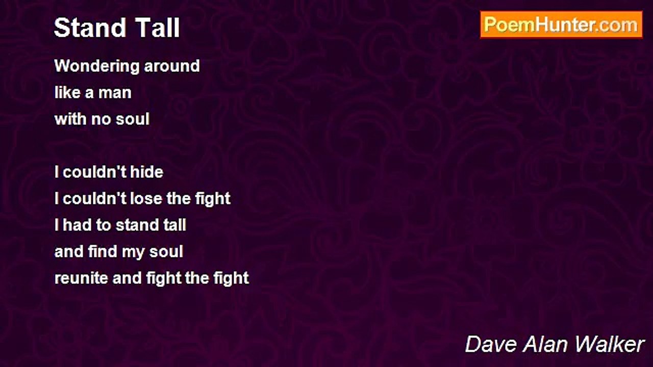 Dave Alan Walker - Stand Tall