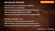 Lawrence S. Pertillar - Having An Interest