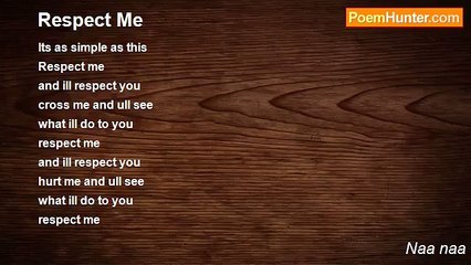 Naa naa - Respect Me
