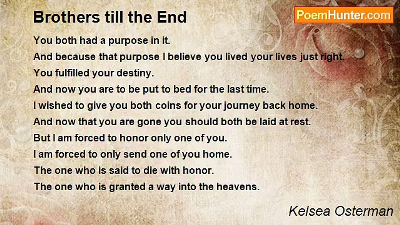 Kelsea Osterman - Brothers till the End