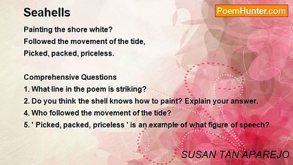 SUSAN TAN APAREJO - Seahells