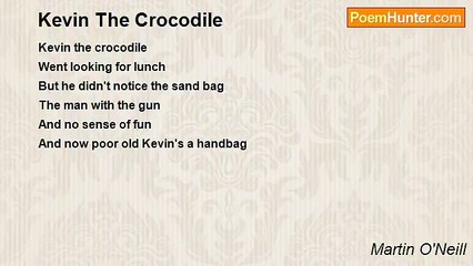 Martin O'Neill - Kevin The Crocodile
