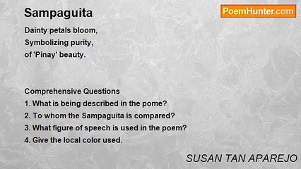 SUSAN TAN APAREJO - Sampaguita