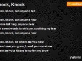 Valerie Dohren - Knock, Knock