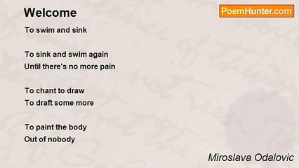 Miroslava Odalovic - Welcome