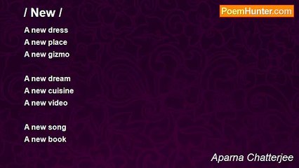 Aparna Chatterjee - / New /