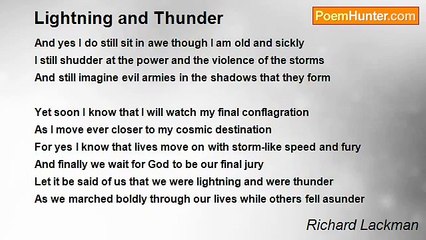 Richard Lackman - Lightning and Thunder