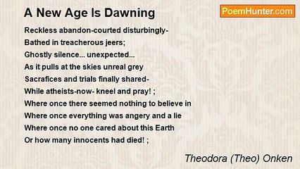 Theodora (Theo) Onken - A New Age Is Dawning