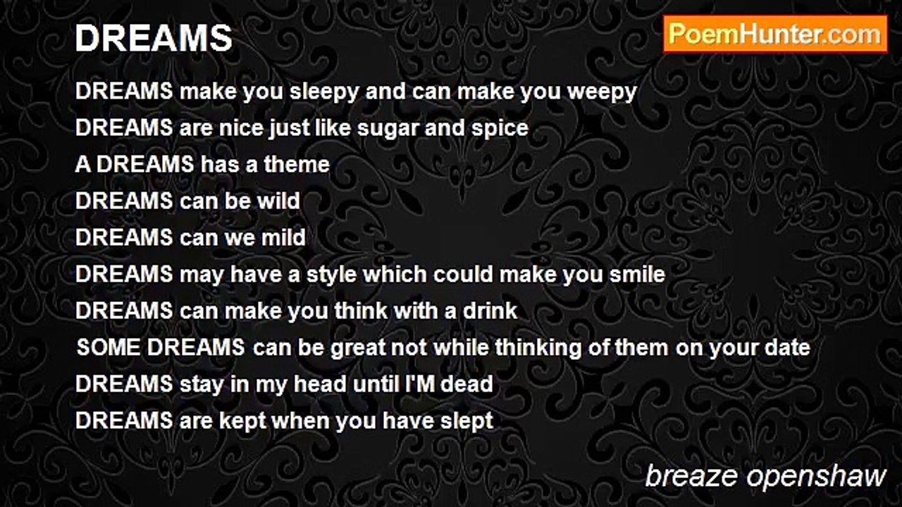 breaze openshaw - DREAMS