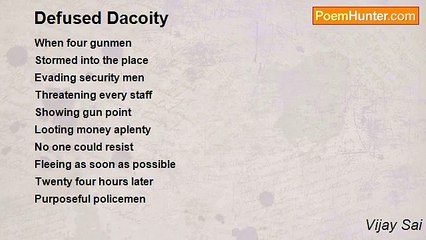 Vijay Sai - Defused Dacoity