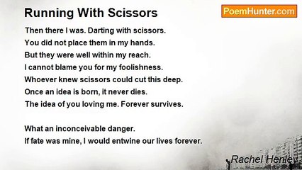 Rachel Henley - Running With Scissors