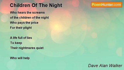 Dave Alan Walker - Children Of The Night