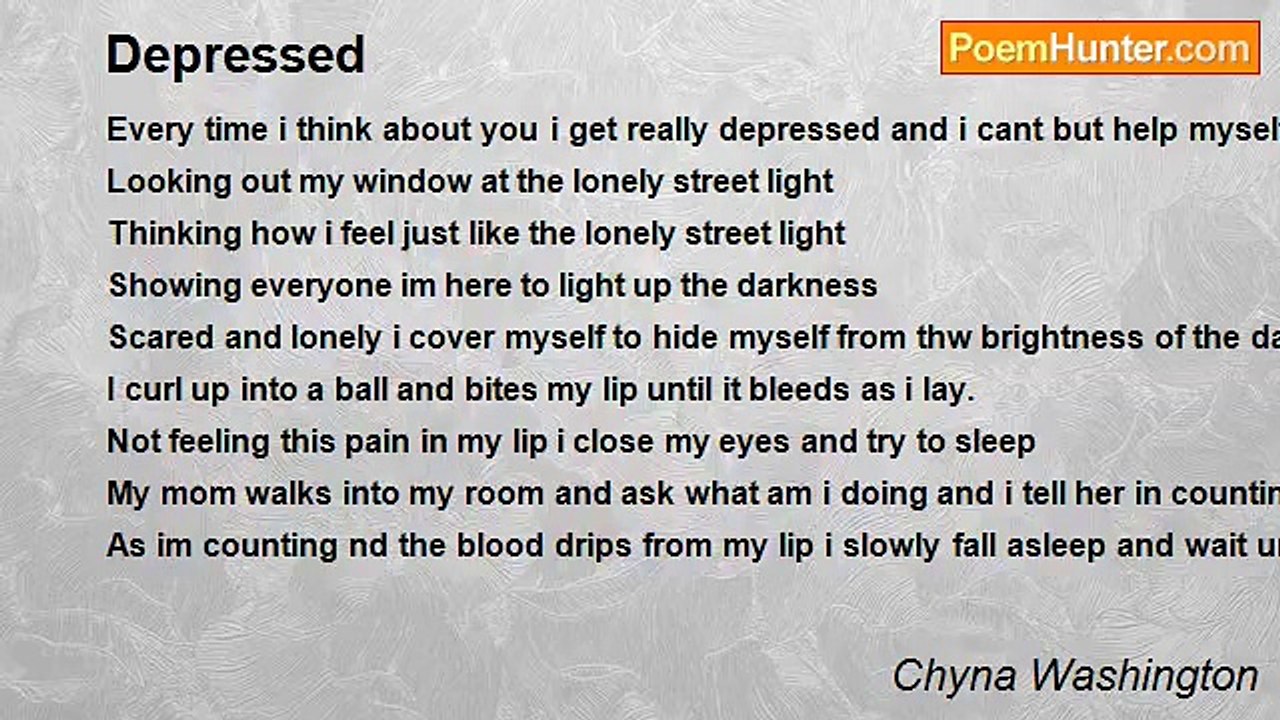 Chyna Washington - Depressed
