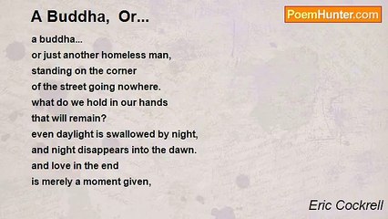 Eric Cockrell - A Buddha,  Or...