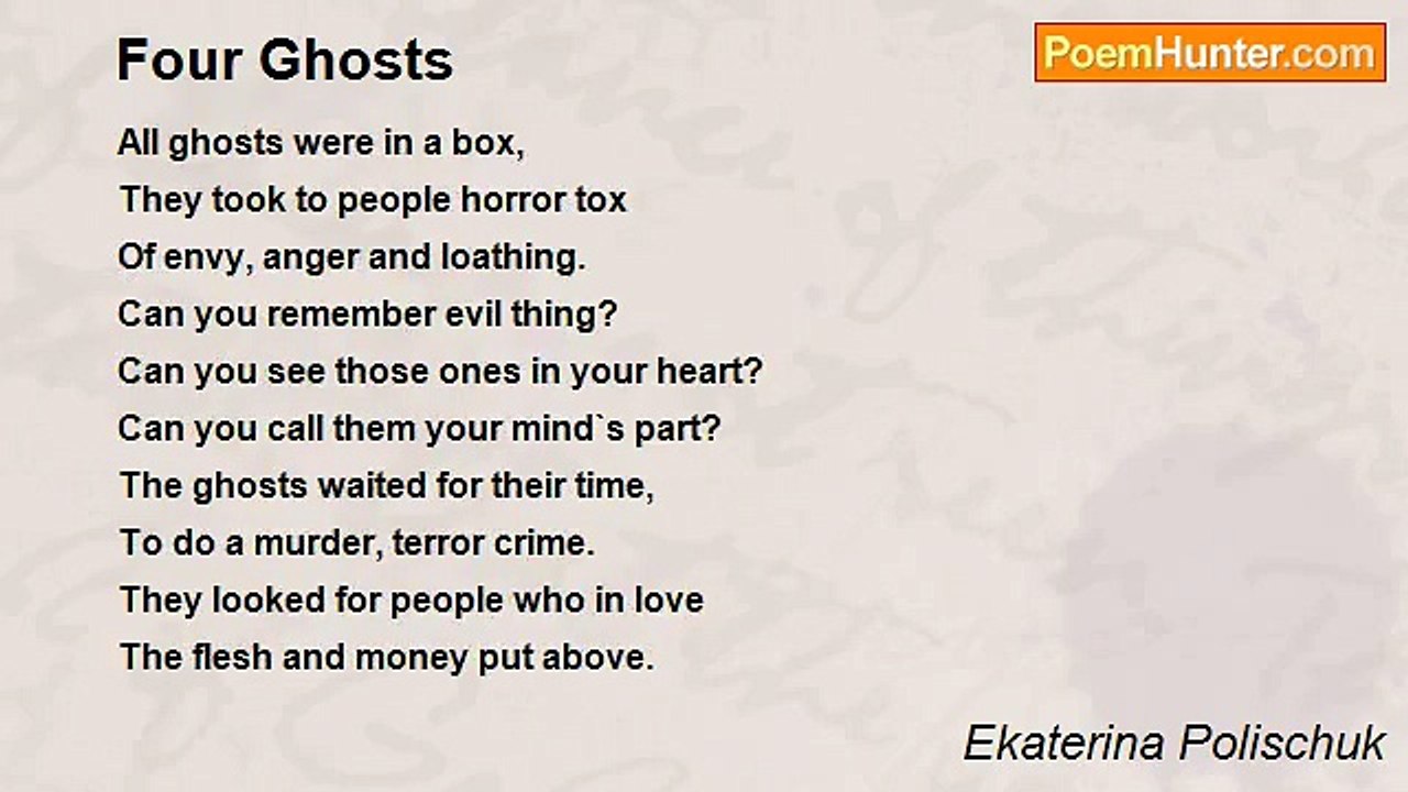 Ekaterina Polischuk - Four Ghosts