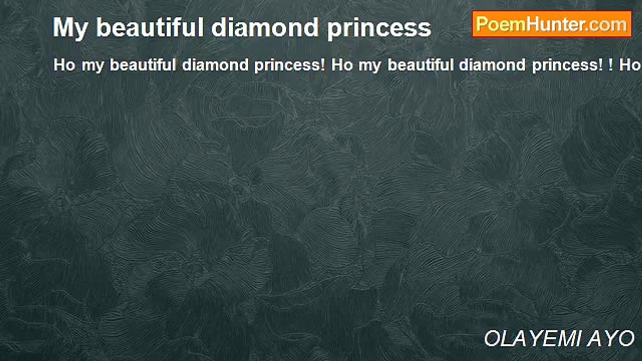 OLAYEMI AYO - My beautiful diamond princess