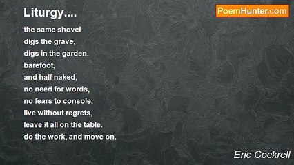 Eric Cockrell - Liturgy....