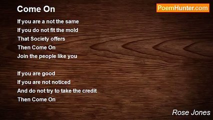 Rose Jones - Come On