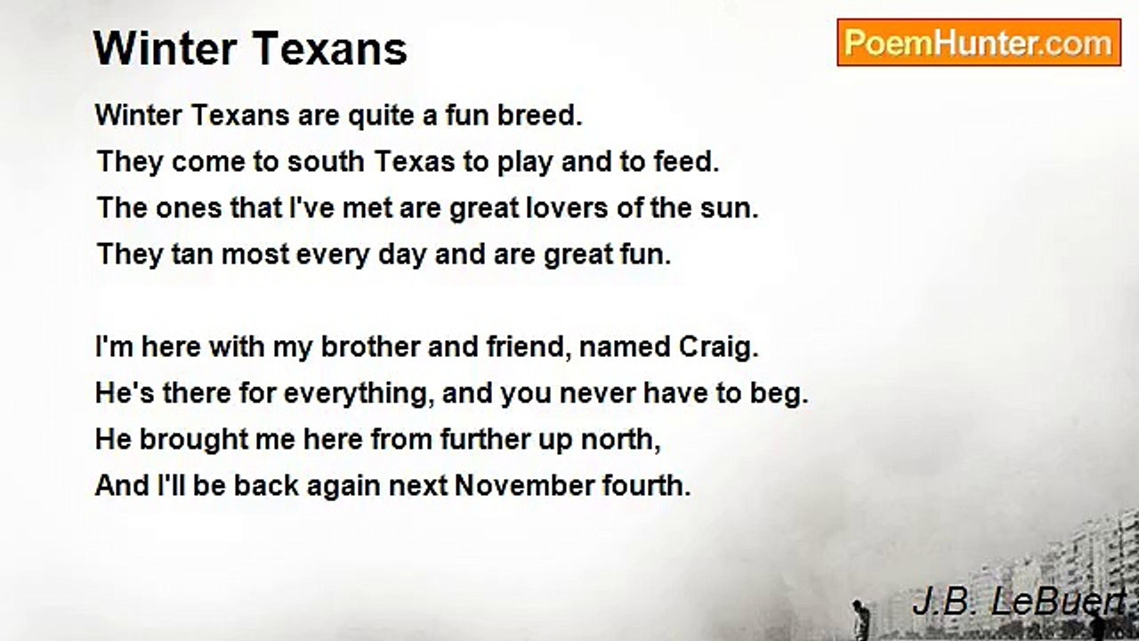 J.B. LeBuert - Winter Texans