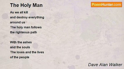 Dave Alan Walker - The Holy Man