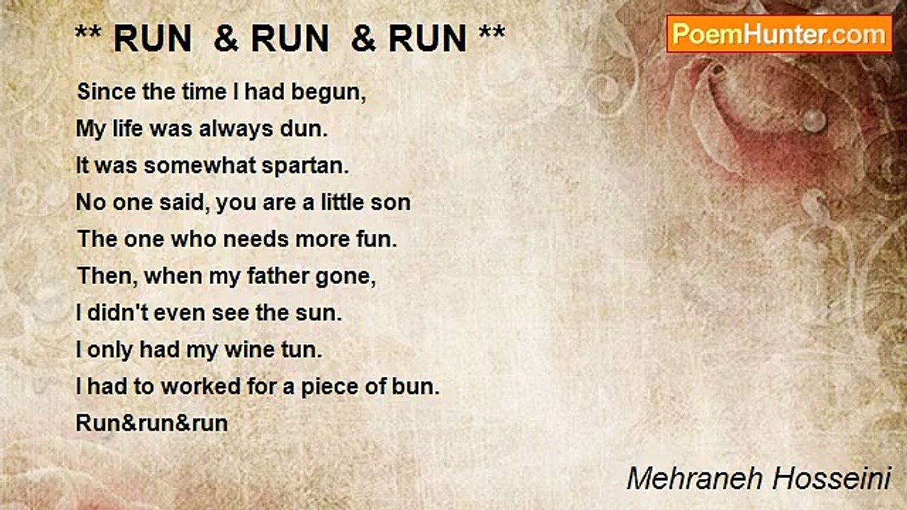 Mehraneh Hosseini - ** RUN  & RUN  & RUN **