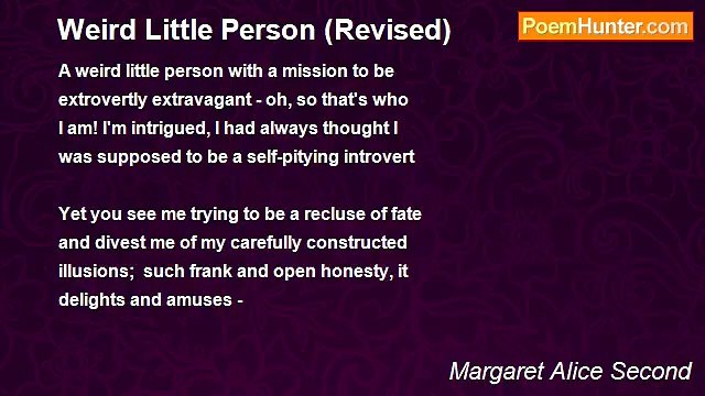 Margaret Alice Second - Weird Little Person (Revised)