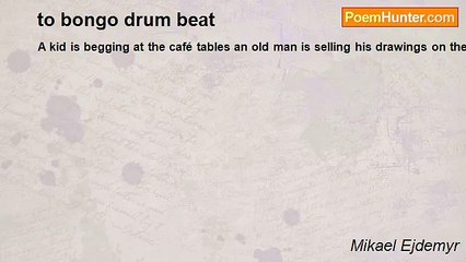 Mikael Ejdemyr - to bongo drum beat