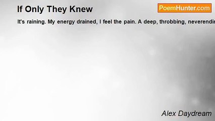Alex Daydream - If Only They Knew