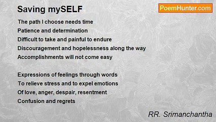 RR. Srimanchantha - Saving mySELF