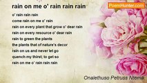 Onalethuso Petruss Ntema - rain on me o' rain rain rain