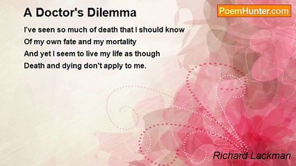 Richard Lackman - A Doctor's Dilemma