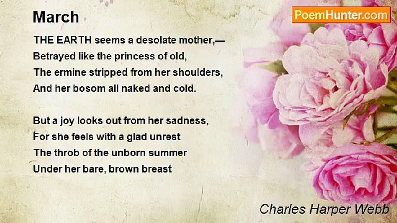 Charles Harper Webb - March