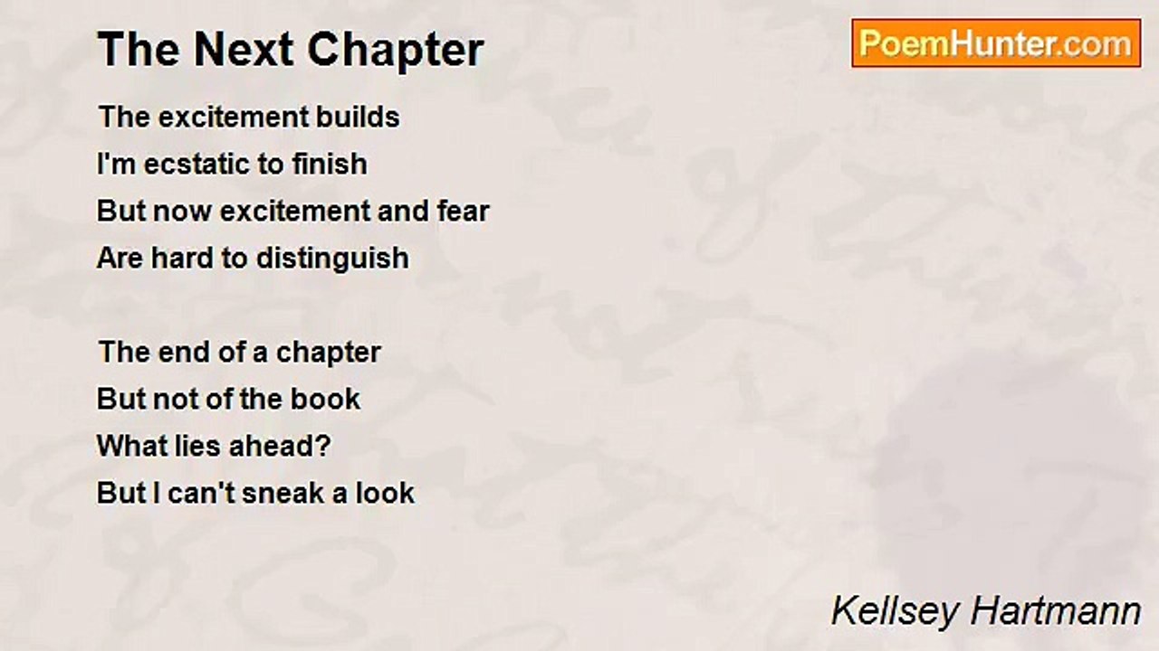 Kellsey Hartmann - The Next Chapter