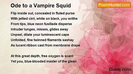 Diane Hine - Ode to a Vampire Squid