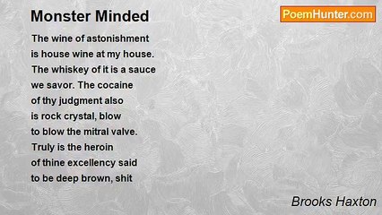 Brooks Haxton - Monster Minded