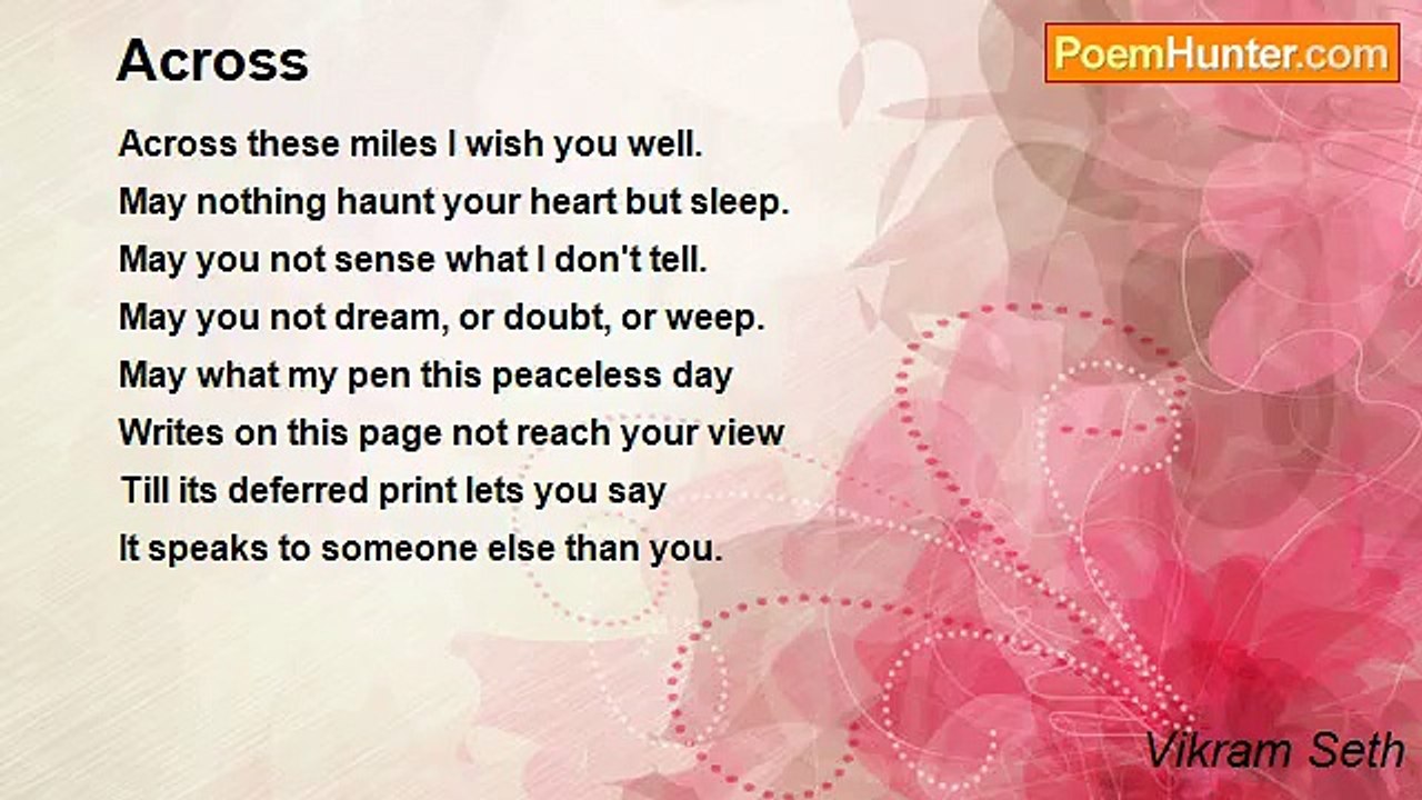 Vikram Seth - Across