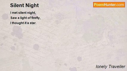 lonely Traveller - Silent Night