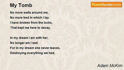 Adam McKim - My Tomb